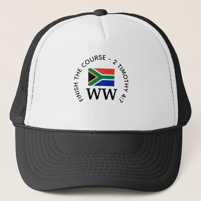 Casquette Drapeau Personnalisé AFRIQUE DU SUD MONOGRAM Golf (Devant)