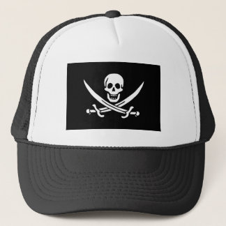 Casquette Drapeau pirate crâne épées croisées