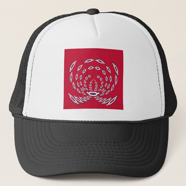 Casquette Drapeau Polka de Corée du Sud (Devant)