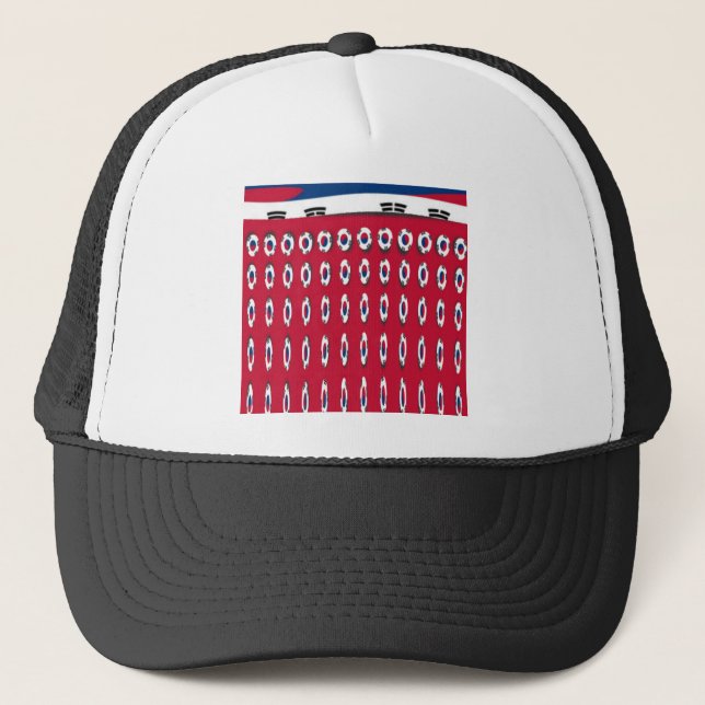 Casquette Drapeau PolkaDot de Corée du Sud (Devant)
