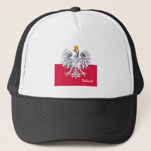 Casquette Drapeau polonais & Aigle, Fête de Pologne /fans sp
