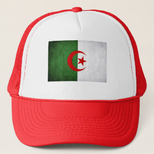 Casquette Drapeau RED Grunge Algérie