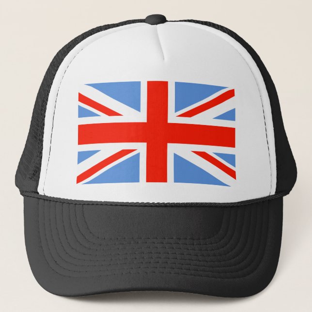 Casquette Drapeau rouge blanc et bleu Union Jack UK (Devant)