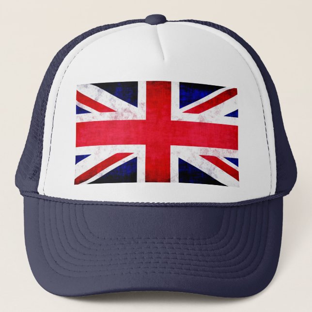Casquette Drapeau rustique Union Jack UK (Devant)