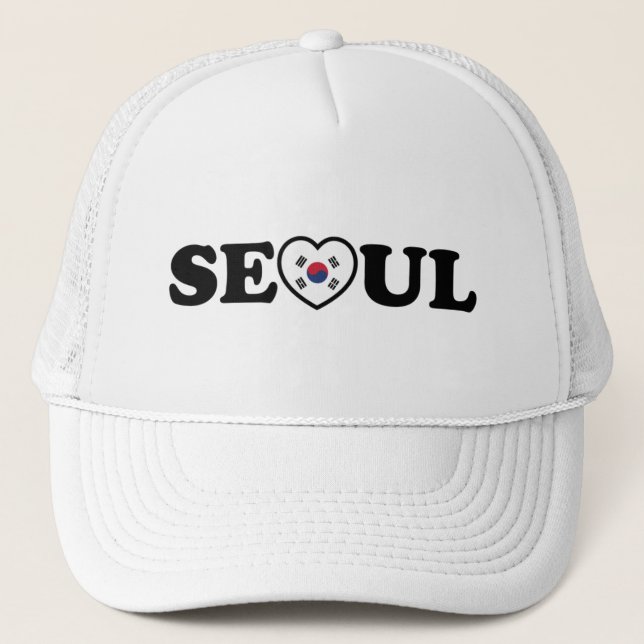 Casquette Drapeau Seoul Love Heart Taegeukgi (Devant)