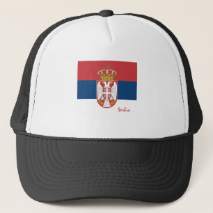 Casquette Drapeau serbe et fête serbe/fans sportifs