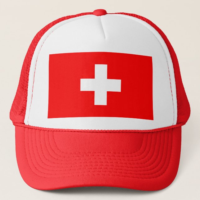 Casquette Drapeau Suisse (Devant)