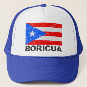 Casquette Drapeau vintage Boricua de Porto Rico