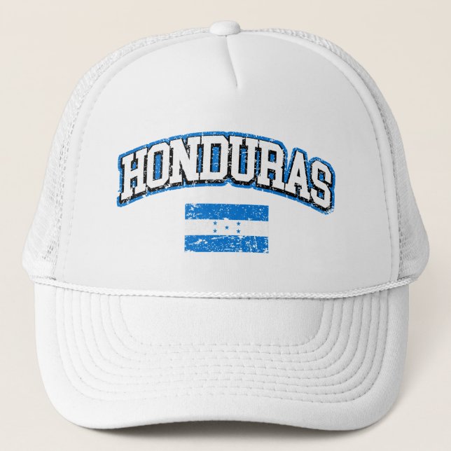 Casquette Drapeau Vintage du Honduras (Devant)