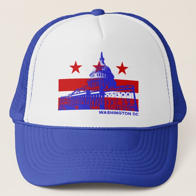 Casquette Drapeau Washington DC (Devant)