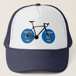 Casquette Drapeau Wisconsin Cyclisme