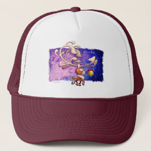 Casquette DREAM BIG CHRISTMAS REINDEER par Jeff Willis Art