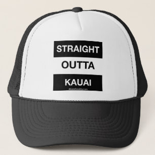 Casquette droit de camionneur d'Outta Kauai