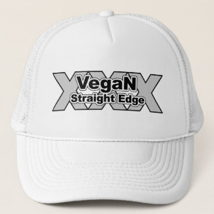 Casquette droit végétalien de bord