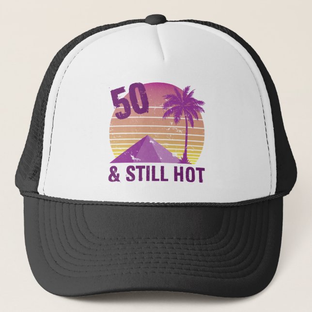 Casquette Drôle 50e Anniversaire Hot (Devant)