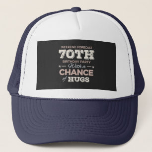Casquette Drôle 70ème anniversaire de dire