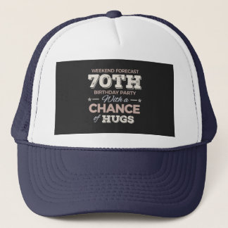 Casquette Drôle 70ème anniversaire de dire