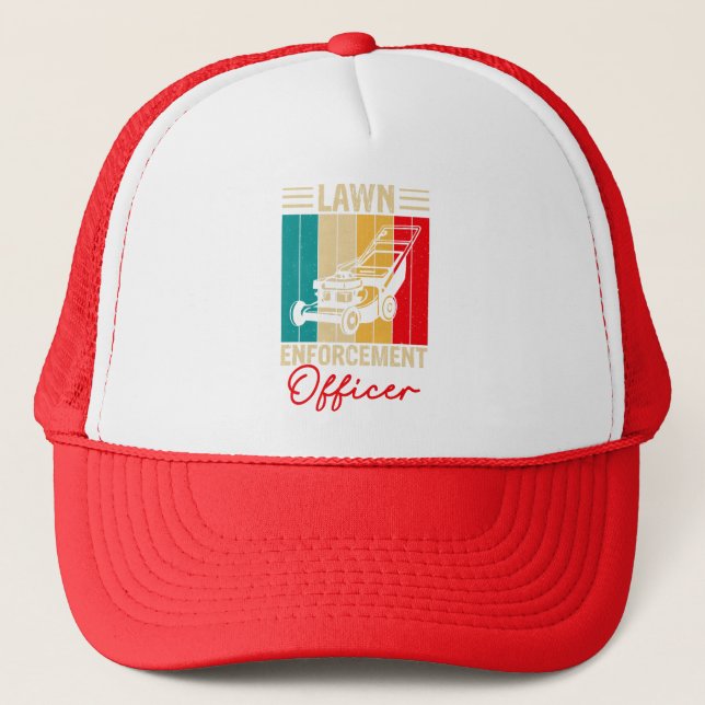 Casquette Drôle "Agent de l'application de la loi de la pelo (Devant)