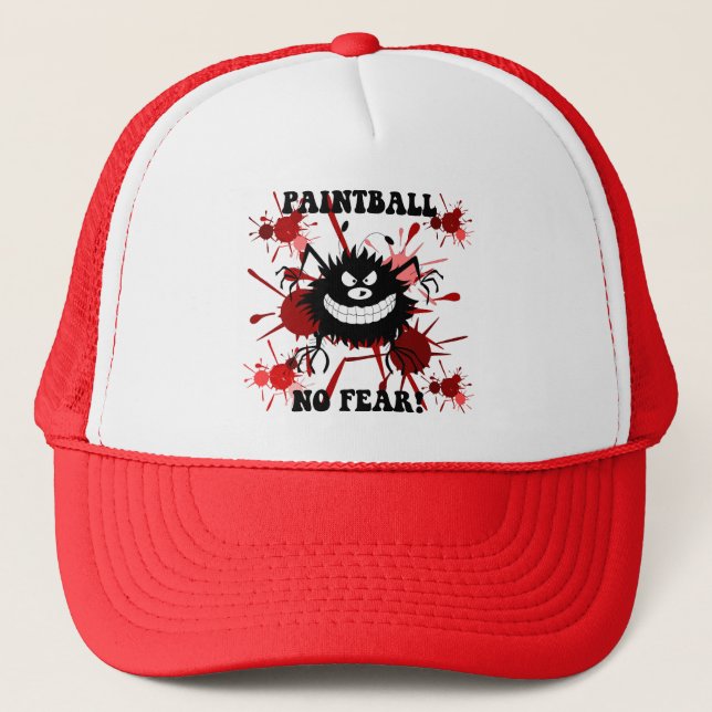 Casquette Drôle aucun paintball de crainte (Devant)
