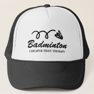 Casquette Drôle badminton shuttlecock sports Trucker Hat