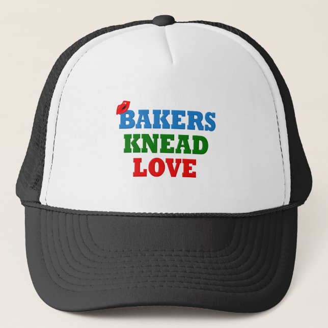 Casquette Drôle Bakers Besoin (Knead) Amour (Devant)