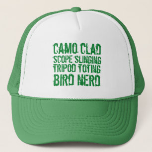 Casquette Drôle Camo Clad Tripod Toy Bird Nerd