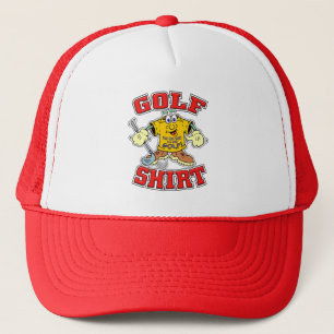Casquette Drôle Cartoon Golf Shirt cadeau pour les golfeurs