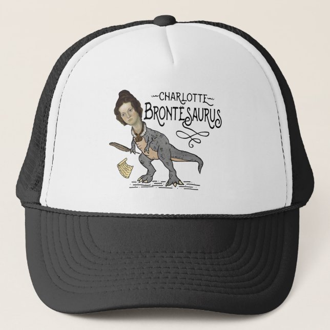 Casquette Drôle Charlotte Bronte Saurus Dinosaur Lecteur de  (Devant)