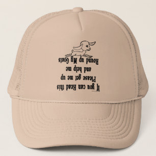 Casquette Drôle Chèvre Dit