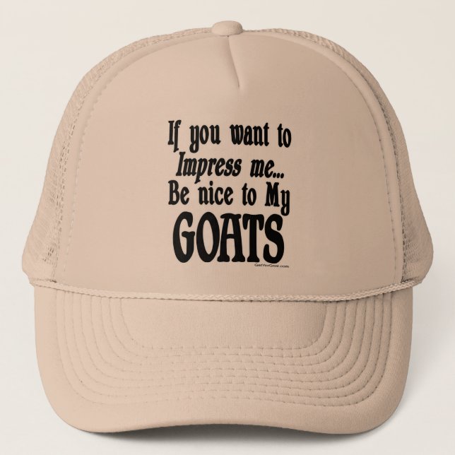 Casquette Drôle Chèvre Dit (Devant)