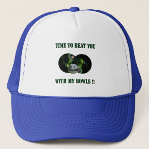 Casquette Drôle de Battre Vous Au Bowling Sur Gazon, Casquet