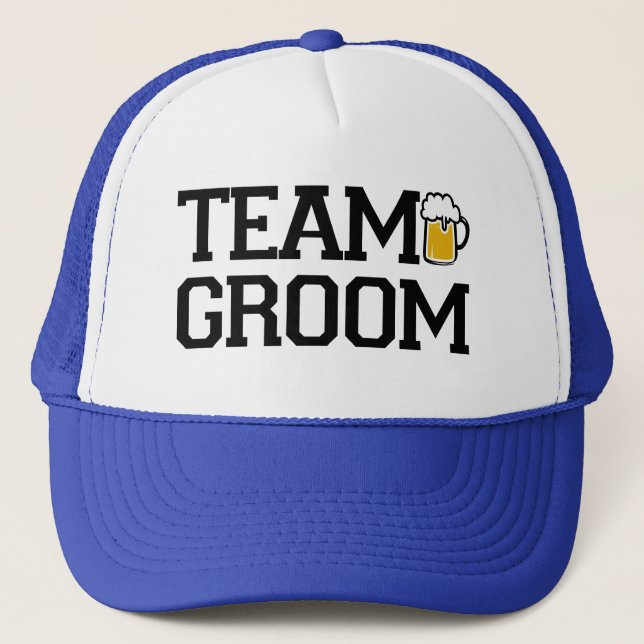 Casquette drôle de bière de garçons d'honneur de (Devant)