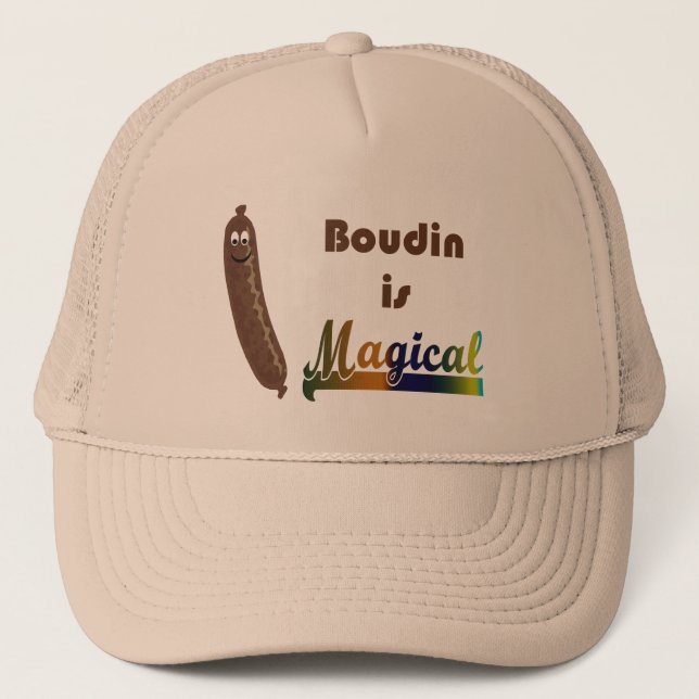 Casquette drôle de camionneur d'amants de Cajun (Devant)
