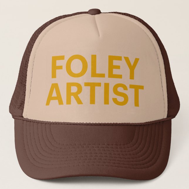 Casquette drôle de camionneur de slogan d'ARTISTE (Devant)