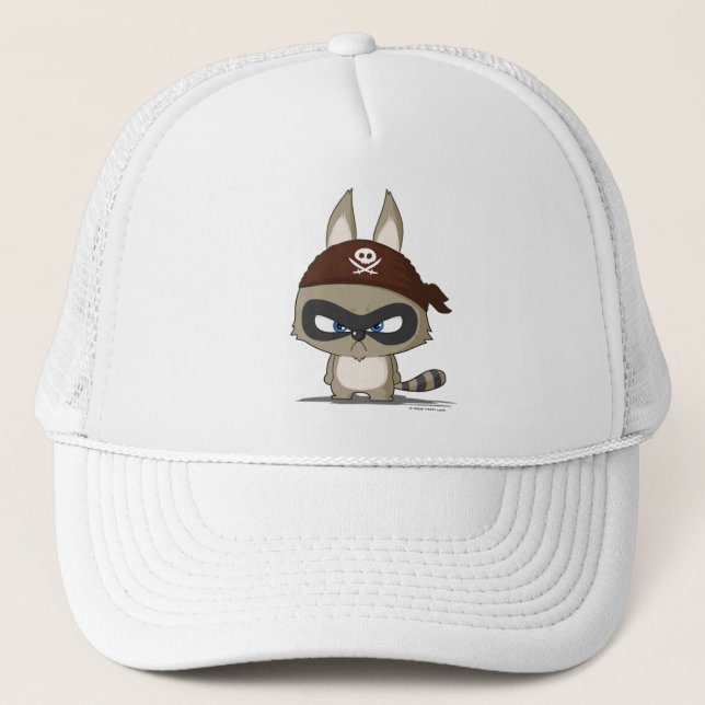 Casquette drôle de caractère de raton laveur de (Devant)