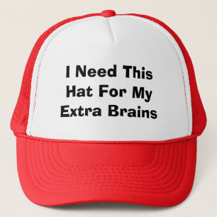 Casquette drôle de "cerveaux"