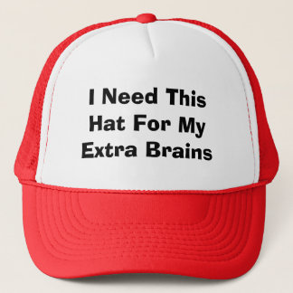 Casquette drôle de "cerveaux"