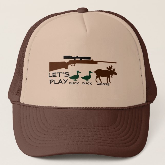 Casquette drôle de chasseurs de canard avec le (Devant)
