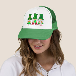 Casquette Drôle de détente avec mes gnomes St Patricks Day
