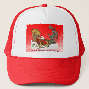 Casquette drôle de Noël de Chambre de Schmidt