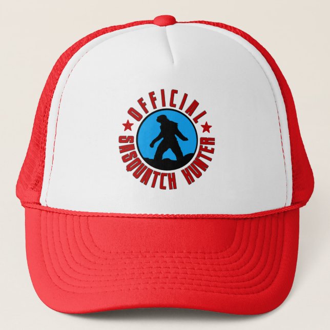 Casquette drôle de Squatcher - chasseur officiel (Devant)