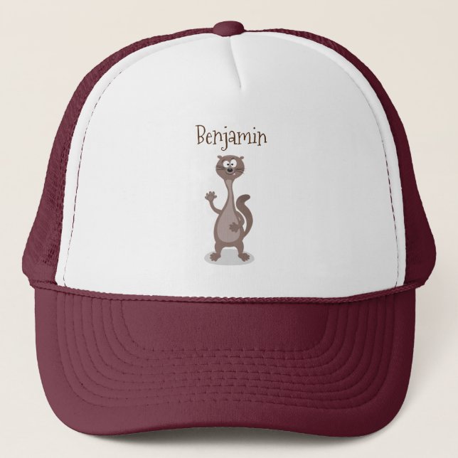 Casquette Drôle dessin animé en toile (Devant)