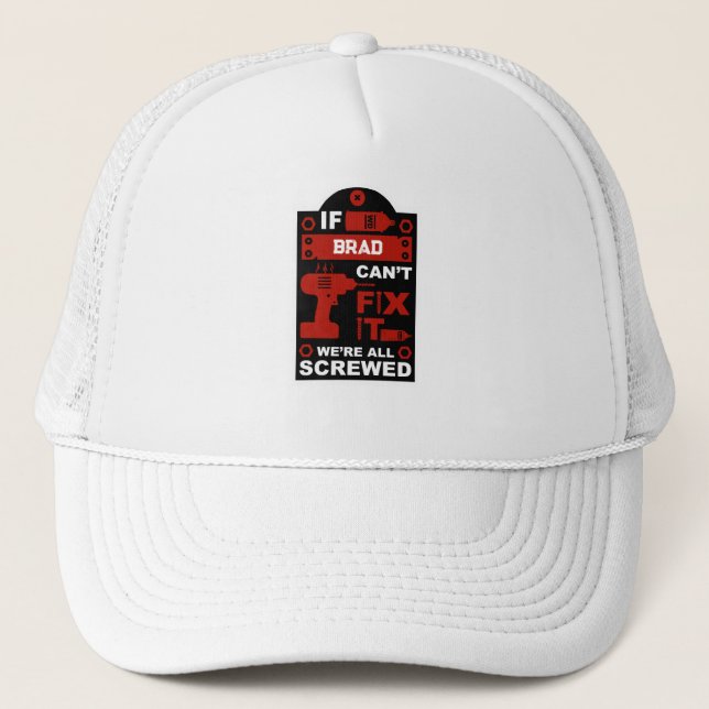 Casquette Drôle do-it-yourself réparer la réparation (Devant)