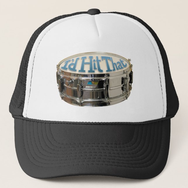 Casquette Drôle Drummer Snare Drum Je frappais cette percuss (Devant)