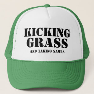 Casquette Drôle Fête des pères cadeau KICKING GRASS PRENDRE