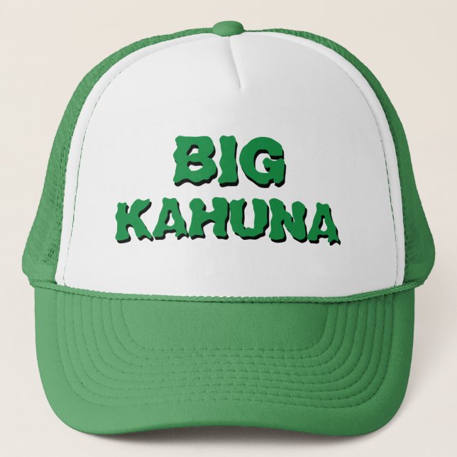 Casquette Drôle Idées cadeaux de Noël pour papa BIG KAHUNA (Devant)