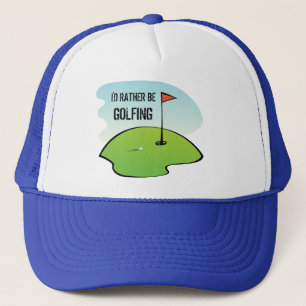 Casquette Drôle Je Préférerais Faire Du Golf Golf Golf Vert 