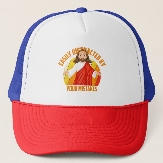 Casquette Drôle Jésus (Devant)