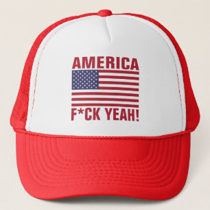 Casquette Drôle - l'AMÉRIQUE, F*CK OUAIS !