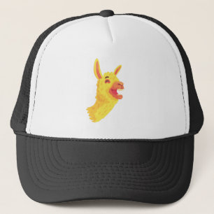 Casquette Drôle Llama riant chapeau de camion